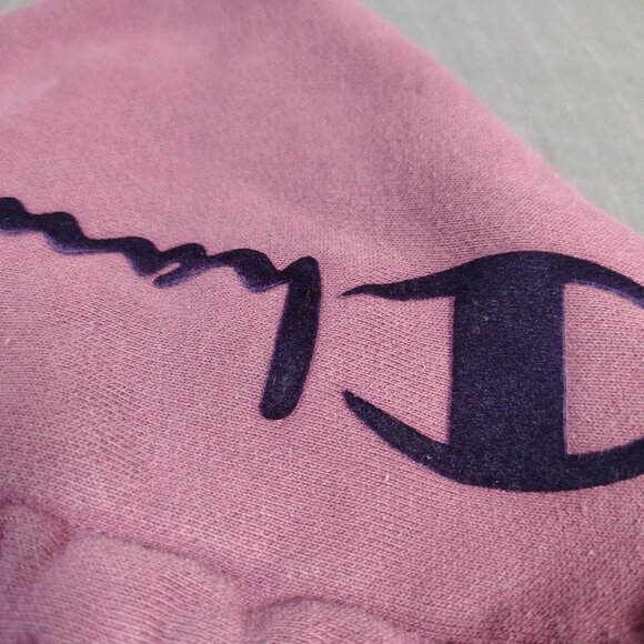 Champion Reverse Weave Hoodie Women's Size Small Pink Purple Cropped Athletic - Picture 4 of 11